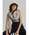 SILK AND COTTON THYME FOULARD