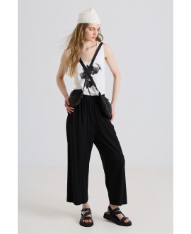 PANTALÓ AMPLE GOMA CINTURA NEGRE