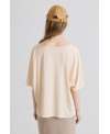 BRUSA OVERSIZE I COLL PIC CREMA