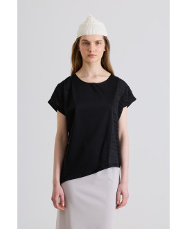 SAMARRETA TEIXITS COMBINATS LATERALS NEGRE