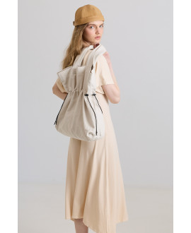 BAG WITH ADJUSTABLE STRAP IN SALVIA