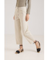 PANTALÓ ELÀSTIC MULTI COSTURES BEIGE