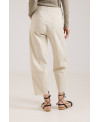 PANTALÓ ELÀSTIC MULTI COSTURES BEIGE