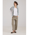 PANTALÓN ELÁSTICO MULTICOSTURAS SALVIA