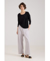 PANTALÓ AMPLE GOMA ESQUENA GRIS CLAR