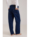 FRONT SEAM DENIM TROUSERS