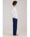 PANTALÓ DENIM COSTURA DAVANT