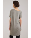 VESTIDO ELÁSTICO CON HEBILLA SALVIA