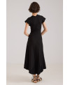 ASYMMETRIC RIBBED DRESS