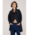 JAQUETA POLAR TEIXITS COMBINATS NEGRE