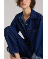 DENIM TWILL LONG SHIRT