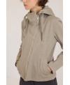 SALVIA FITTED HOODED JACKET