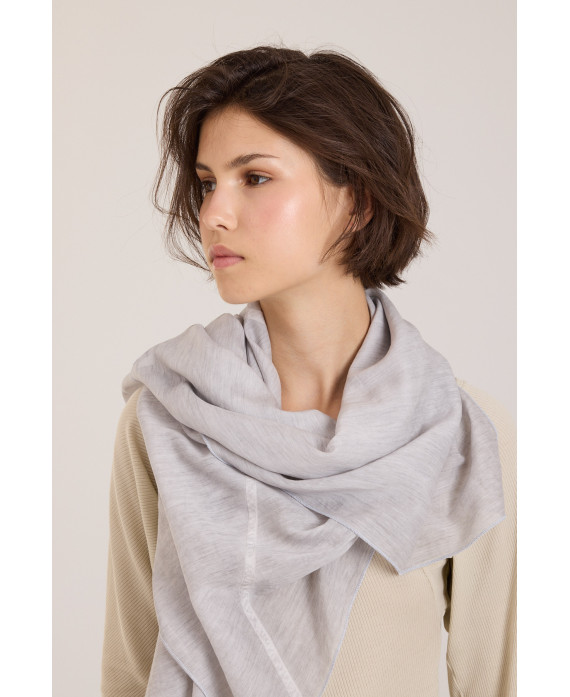 FOULARD DE ALGODÓN Y SEDA EN FREDO