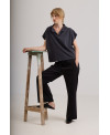 PANTALÓN GOMA CINTURA NEGRO