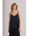 Silk cami black