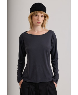 CAMISETA BÁSICA MANGA LARGA ARÁNDANO