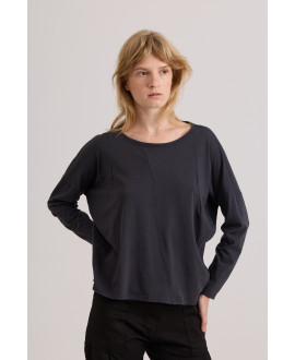 BLUEBERRY LONG SLEEVE ICONIC T-SHIRT
