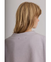 CHALECO FELPA Y CUELLO ALTO GRIS FREDO