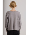 CAMISETA ANCHA DE CANALÉ Y COSTURAS FREDO