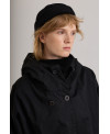 BLACK PARKA WITH REMOVABLE LINING