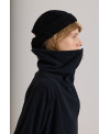 CHAQUETA POLAR MAXI CUELLO NEGRO
