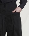 Wide leg trousers black