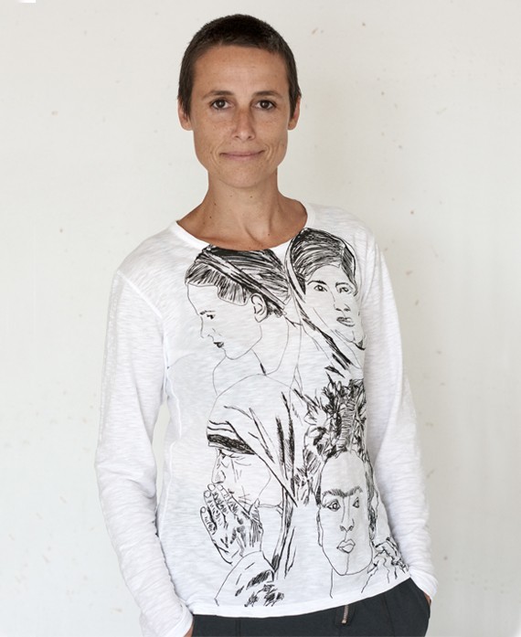 Long-sleeve printed T-shirt Muses