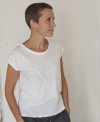 Patchwork T-shirt white