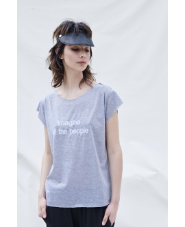 CAMISETA “imagine” GRIS