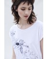 SUNFLOWERS EMBROIDERED T-SHIRT