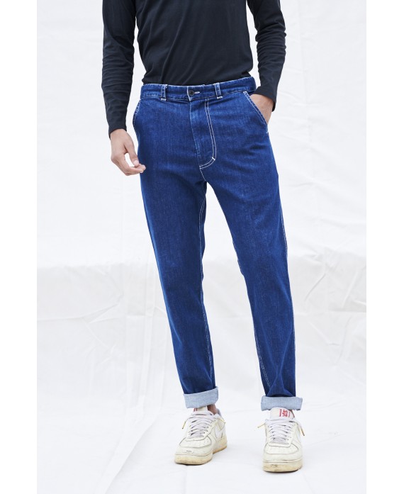 ORGANIC DENIM TROUSERS