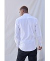 CAMISA TEJIDO ELÁSTICO BLANCA