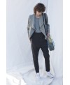 LOW POCKETS TROUSERS IN BLACK
