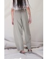 WIDE LED BELTED TROUSERS IN SALVIA