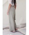 WIDE LED BELTED TROUSERS IN SALVIA