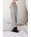 WIDE LEG TENCEL TROUSERS IN SALVIA