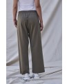 KAKI ELASTIC WAIST TROUSERS