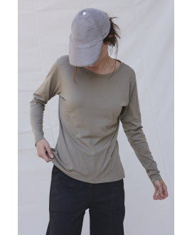 Long-sleeve T-shirt in SALVIA