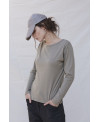 Long-sleeve T-shirt in SALVIA