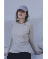 BEIGE long-sleeve T-shirt