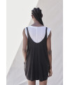 Draped dress black