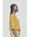 3/4 ICONIC T-SHIRT IN MUSTARD