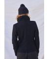 FITTED WOOL JACKET IN BLACK