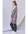 CASHMERE TRICOT JACKET IN HAZELNUT