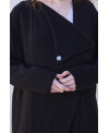 CASHMERE TRICOT JACKET IN BLACK