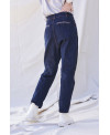 DISPLACED FLY DENIM TROUSERS