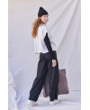 EMBLEMATIC TROUSERS IN BLACK