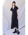 ASYMMETRIC RIBBED DRESS